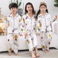 Satin Nightwear Sets Custom Satin Kid Milk Silk sleepwear Manufactory